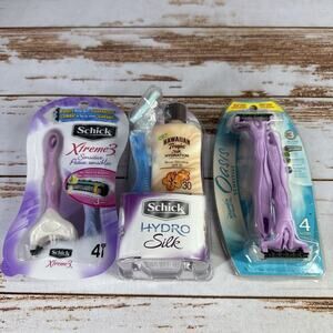Schick Hydro Silk 5 Curve Sensing Blades Razor 2 Cartridges